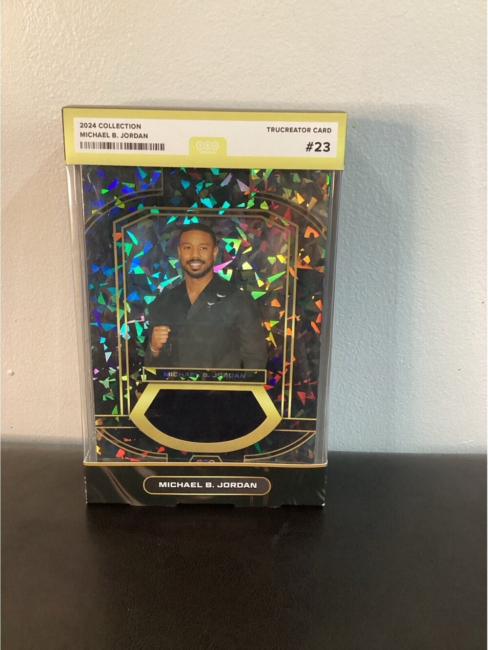 Michael B Jordan Cracked Ice Relic Jumbo Card